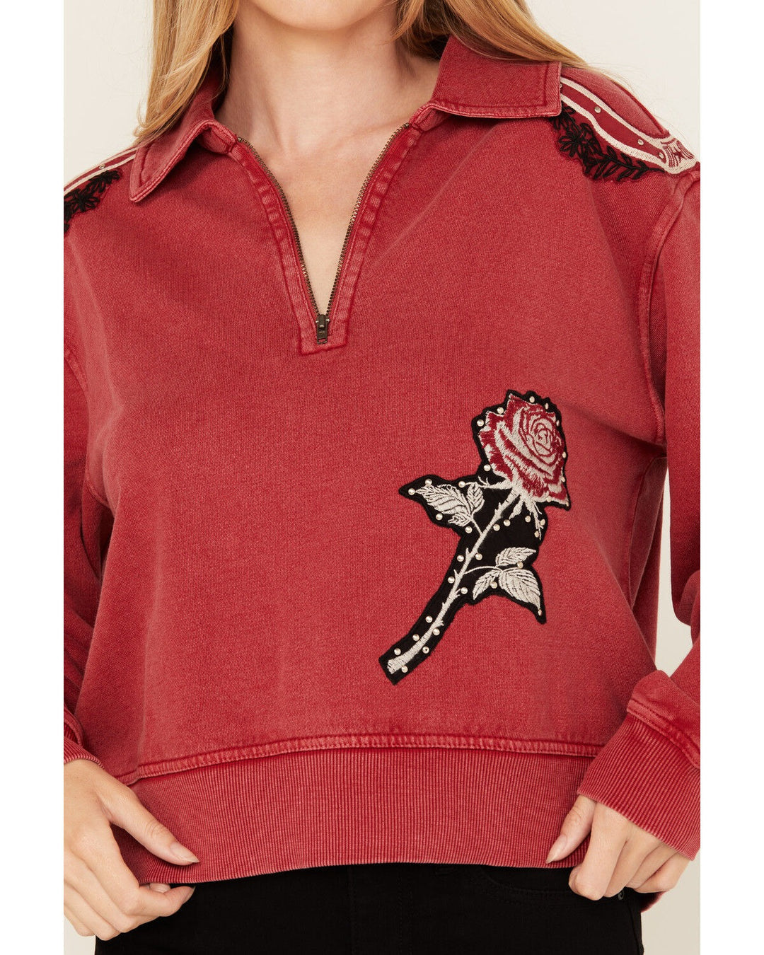 Idyllwind Women's Creek 1/4 Zip Sweatshirt Pullover Top