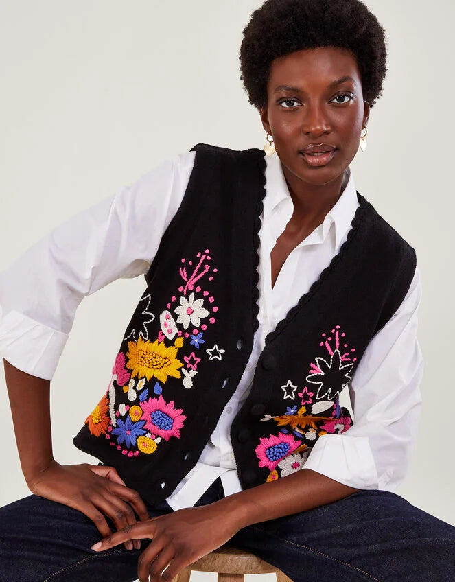 Monsoon Embellished Waistcoat