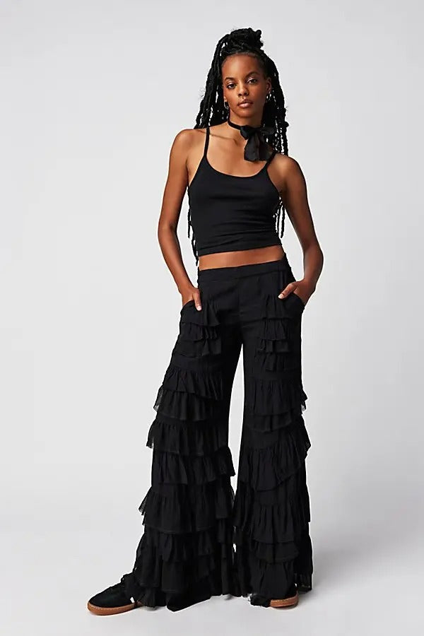 Free People Rock And Frill Pants – White Chocolate Couture