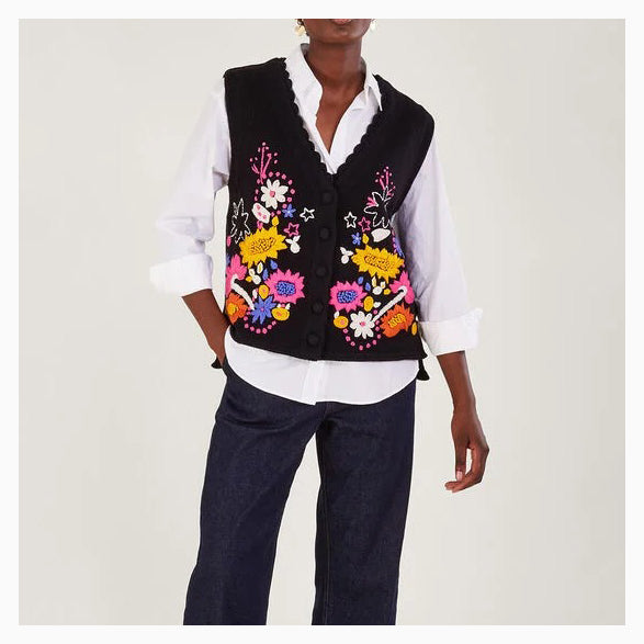 Monsoon Embellished Waistcoat
