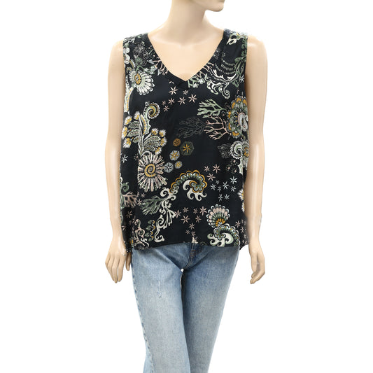 Odd Molly Anthropologie Floral Printed Tank Tunic Top