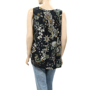 Odd Molly Anthropologie Floral Printed Tank Tunic Top