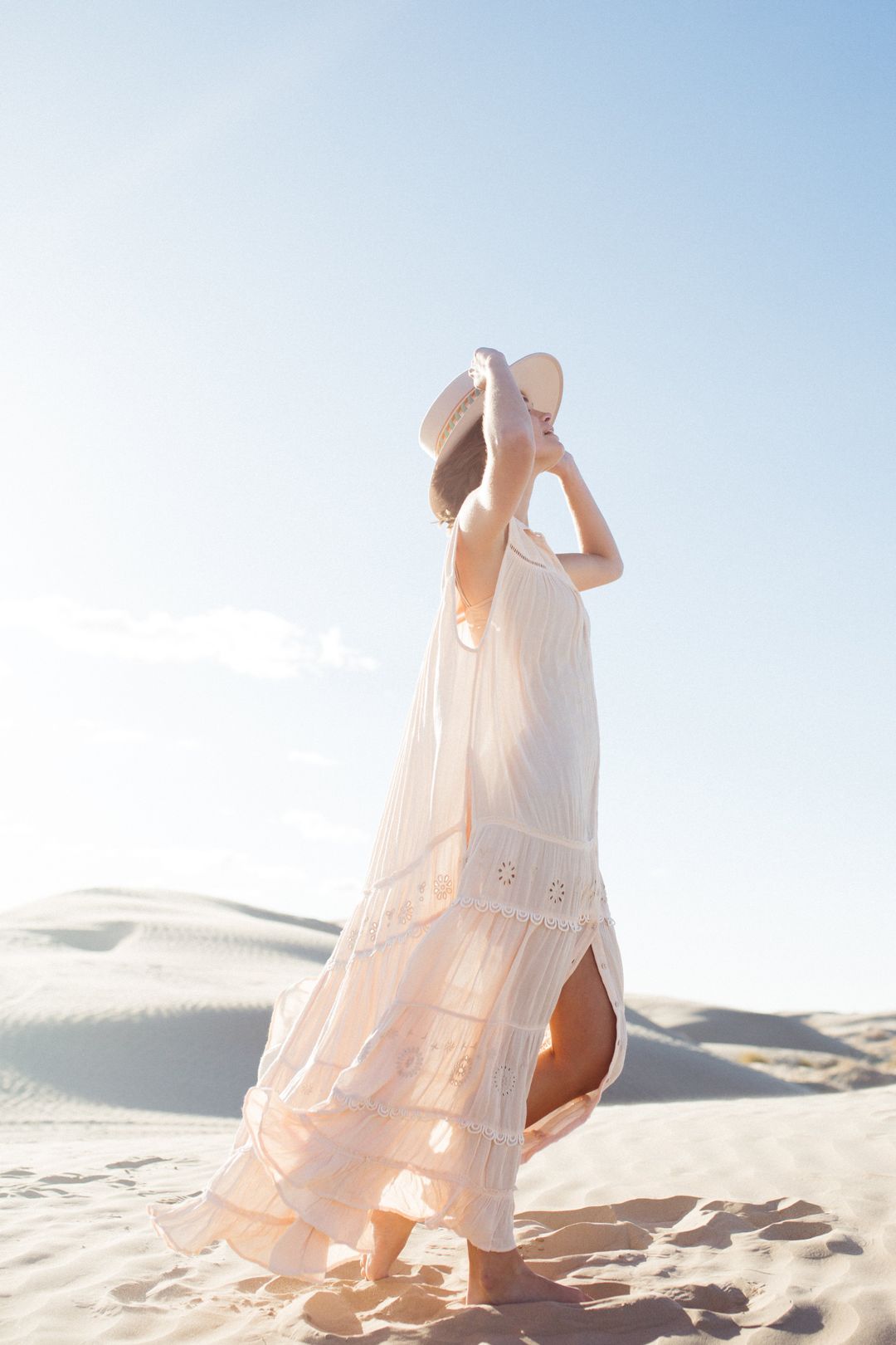 free people long white dress Sundress turning maxi is featured in a drapey Fp Beach Free People Ivory