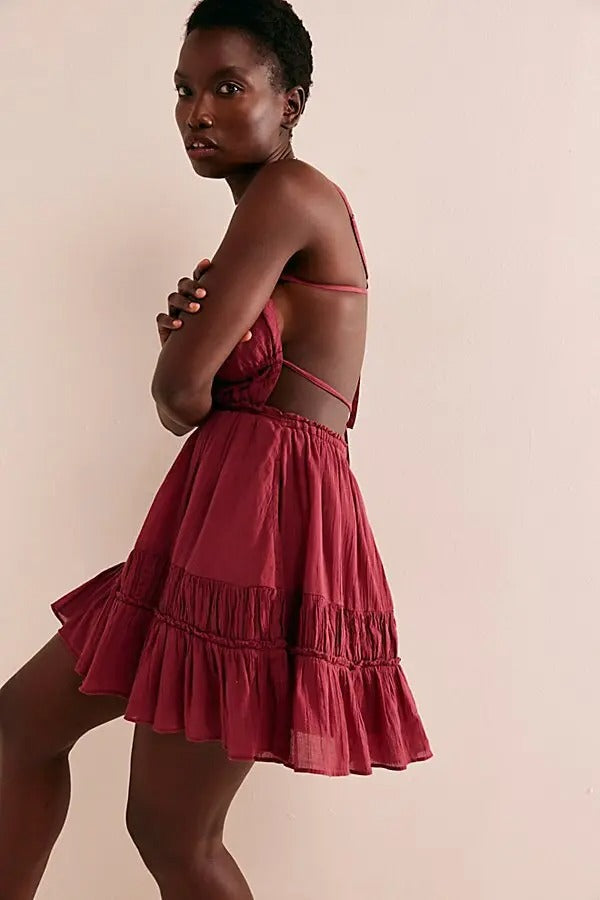 Free People Free -est Taking Sides Mini Dress