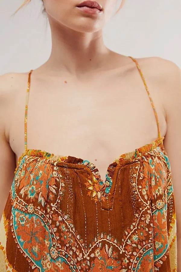 Free people intimately Mojave Mermaid Maxi Slip Dress