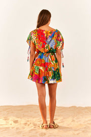 Farm Rio Anthropologie Sunny Mix Mini Dress