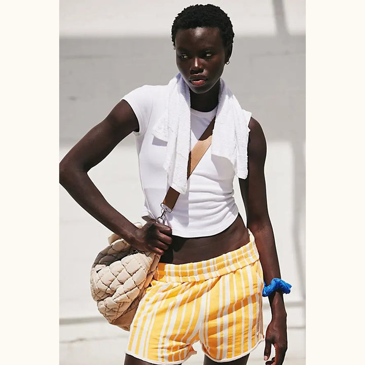 Free People FP Movement All Star Printed Shorts