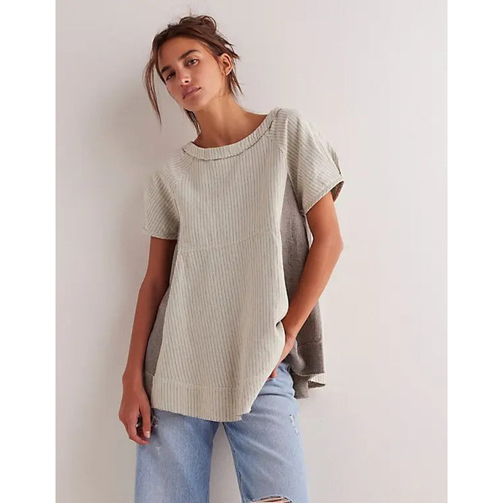 Free People We The Free Sunset City Menswear Tunic Top