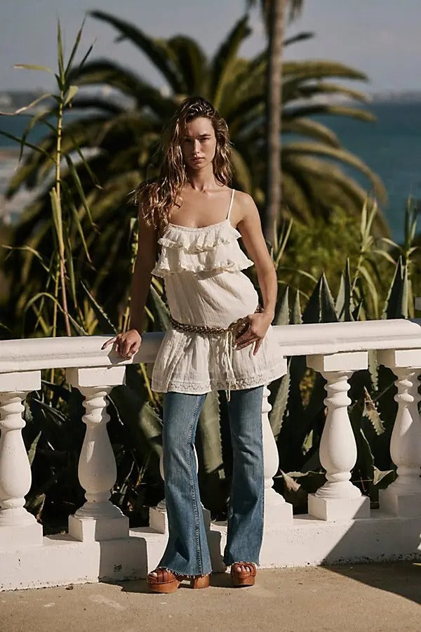 Free People Free-est Beachy Boheme Tunic Mini Dress