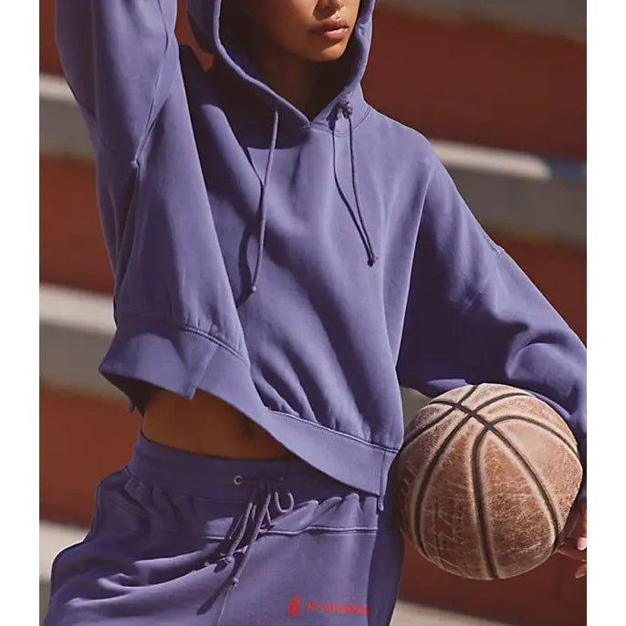 Free People Fp Movement Undefeated Hoodie Cropped Top