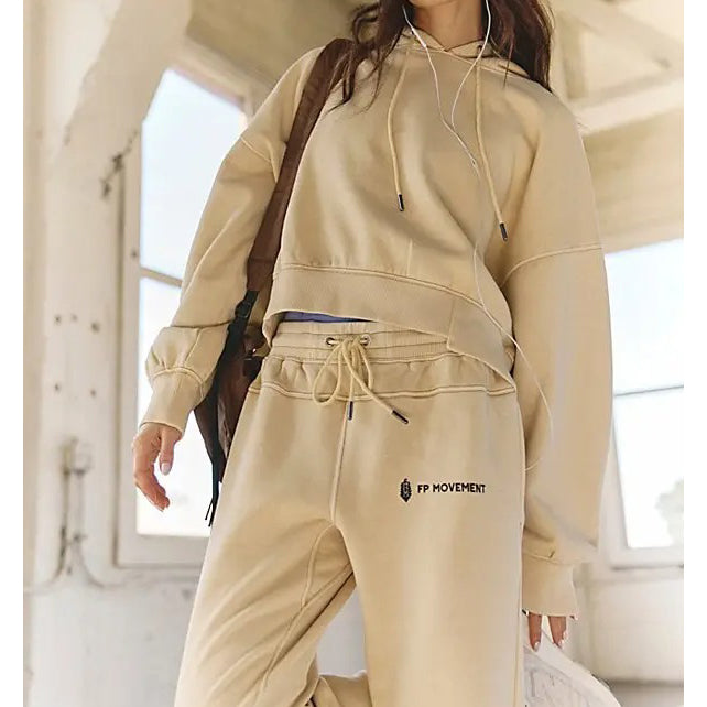 Free People Fp Movement Undefeated Hoodie Cropped Top