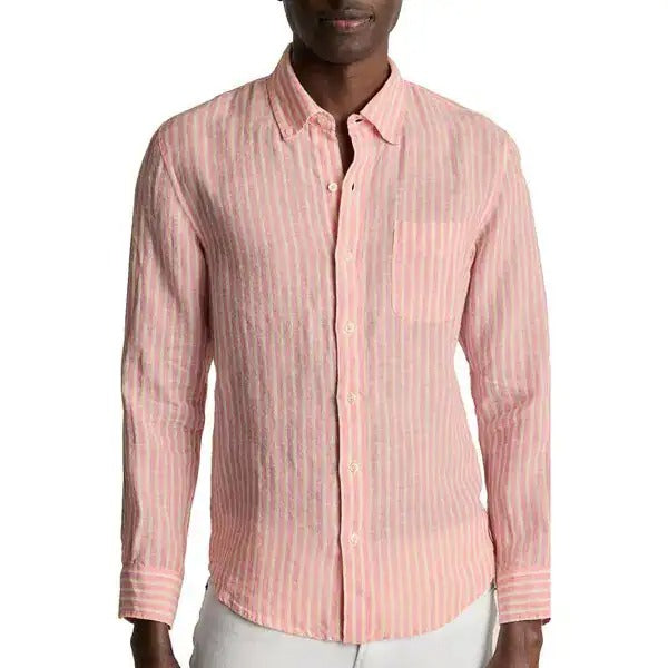 Bonobos Long Sleeve Linen Buttondown Men's Shirt