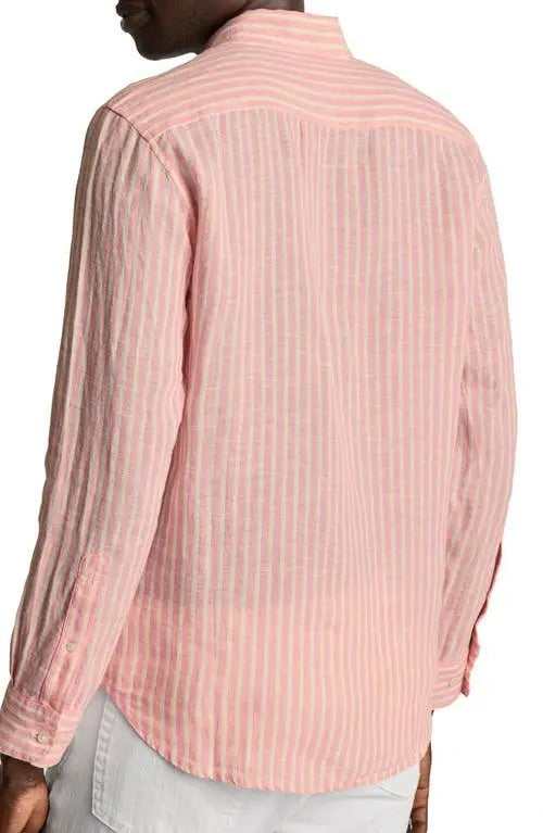 Bonobos Long Sleeve Linen Buttondown Men's Shirt