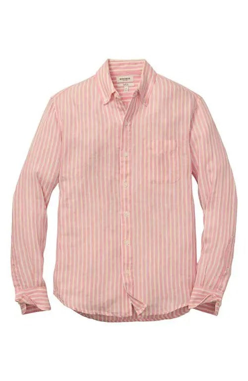 Bonobos Long Sleeve Linen Buttondown Men's Shirt