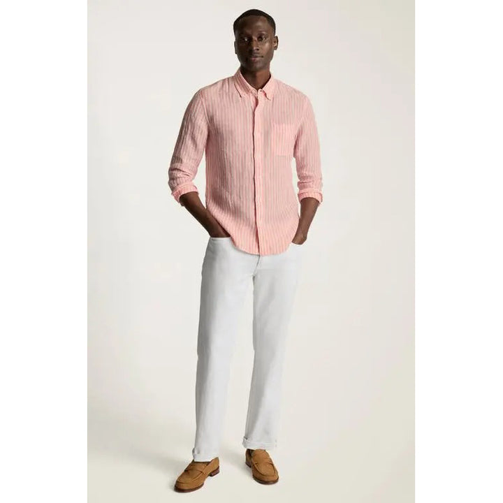 Bonobos Long Sleeve Linen Buttondown Men's Shirt