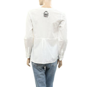 Odd Molly Anthropologie Lace Solid Shirt Top