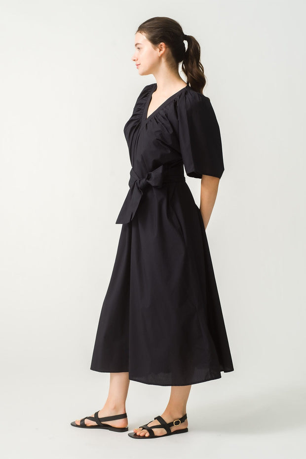 Merlette Lante Solid Midi Dress