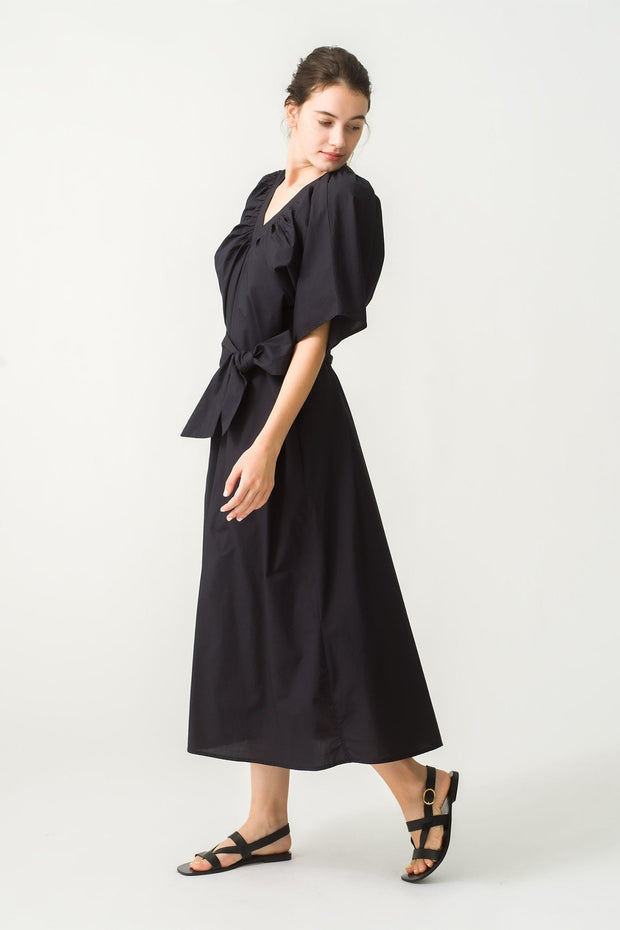 Merlette Lante Solid Midi Dress