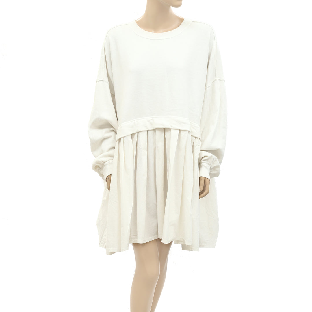 Free People Eleanor Sweatshirt Tunic Dress