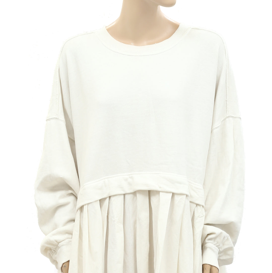 Free People Eleanor Sweatshirt Tunic Dress