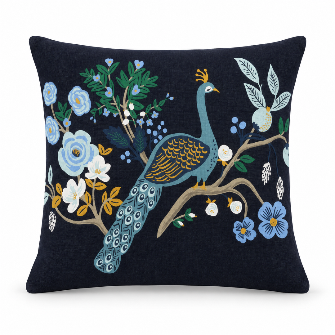 1 PCS Peacock Graphic Cushion Cover Square Throw Pillow Sofa Home Decor