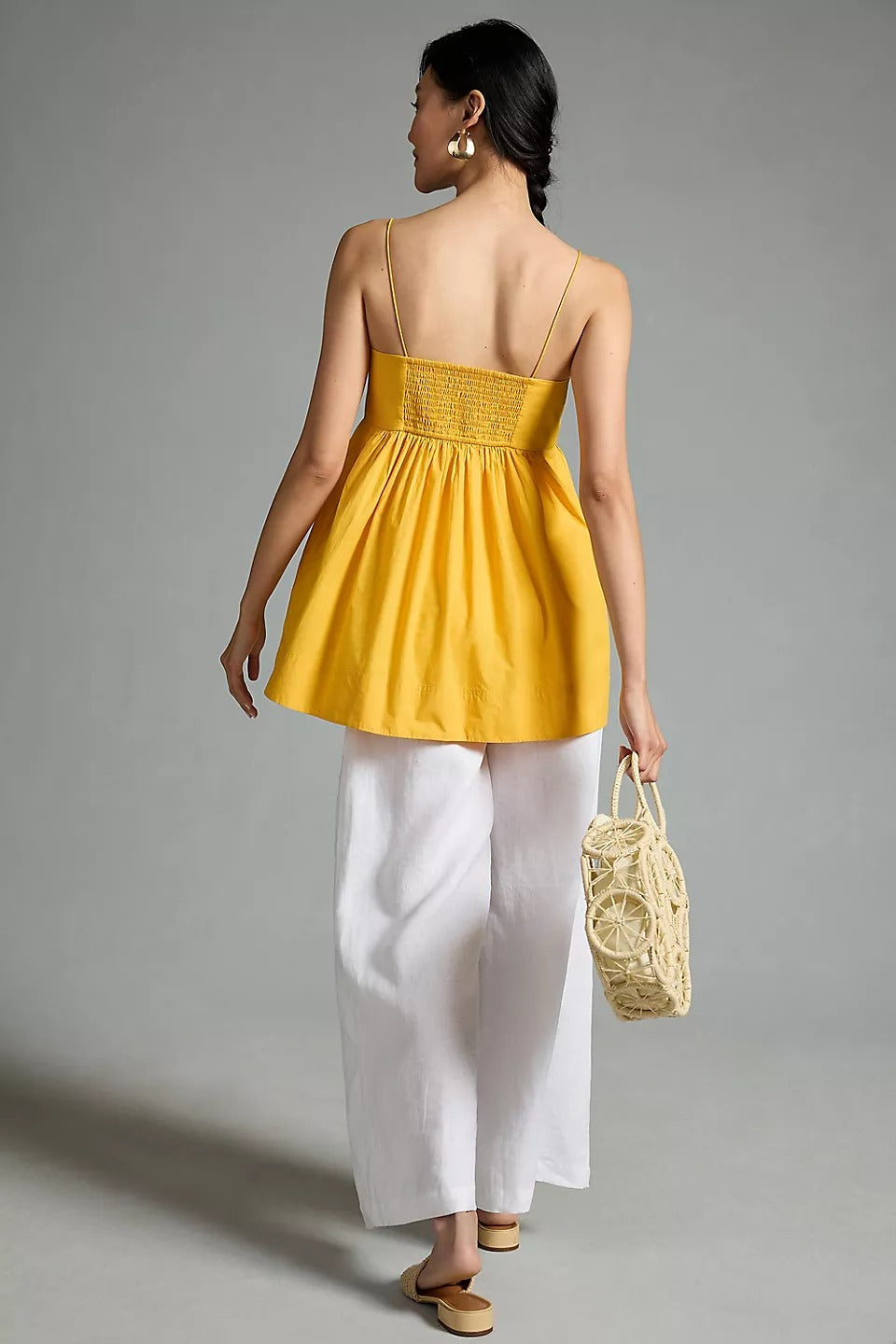 Anthropologie Maeve Babydoll Tunic Top