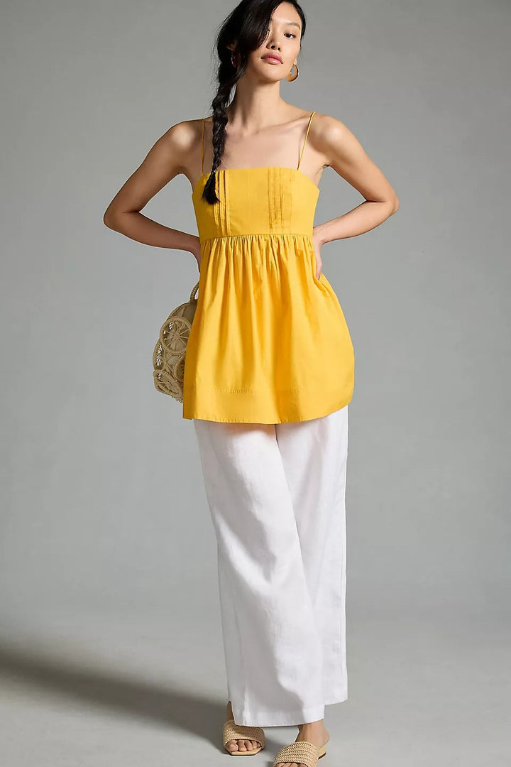 Anthropologie Maeve Babydoll Tunic Top