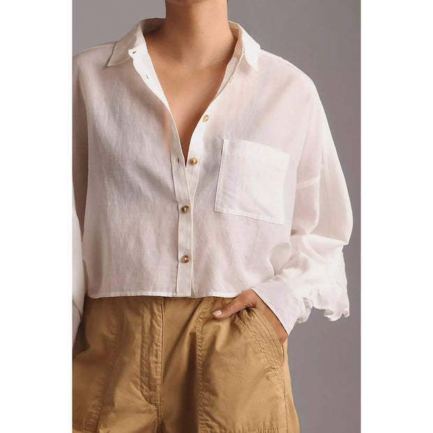 Anthropologie Pilcro Batwing Blouse Shirt Top