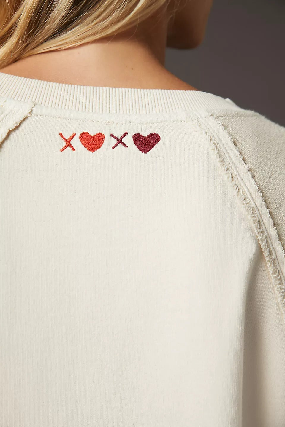 Anthropologie Pilcro Doily Sweatshirt Top