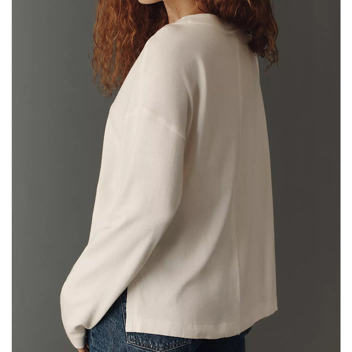 Anthropologie Pilcro Great Escape Long-Sleeve Pullover Sweatshirt Top