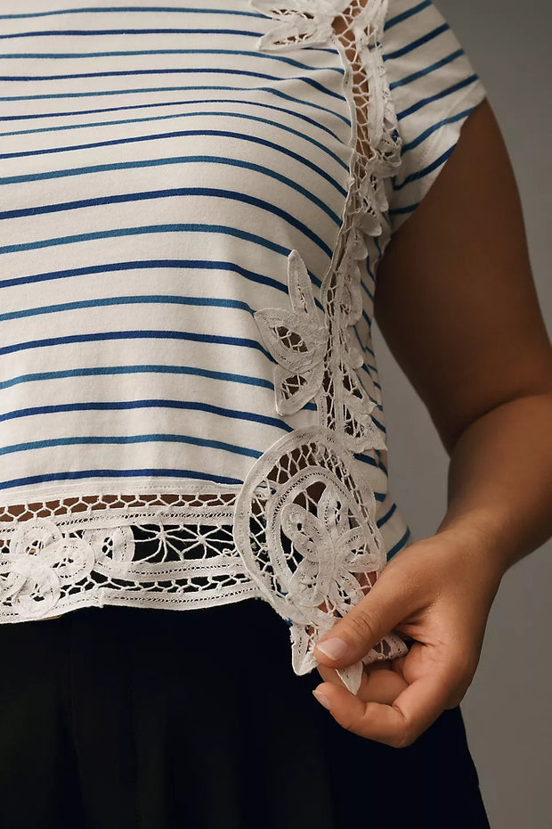 Anthropologie Maeve Lacey Stelline Top