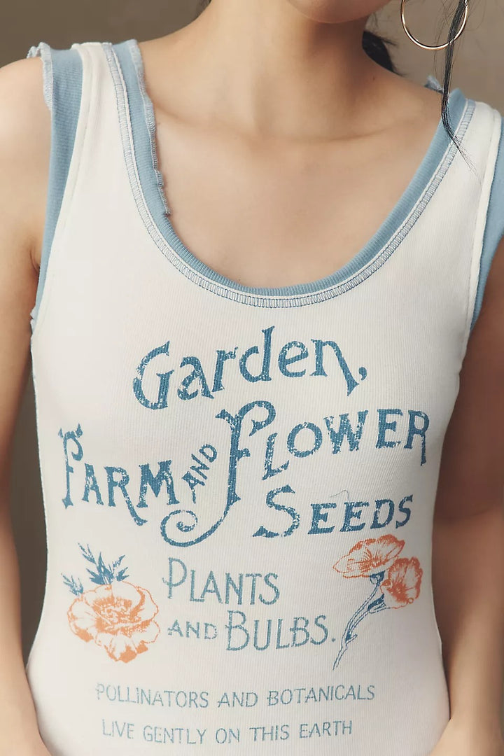 Anthropologie Pilcro Colorblock Muscle Tank Blouse Top