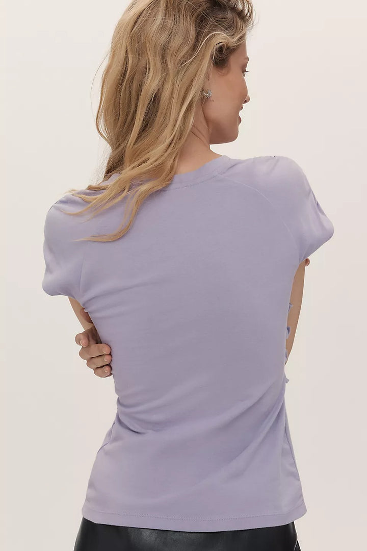 Maeve Anthropologie Smocked Ruffle Top