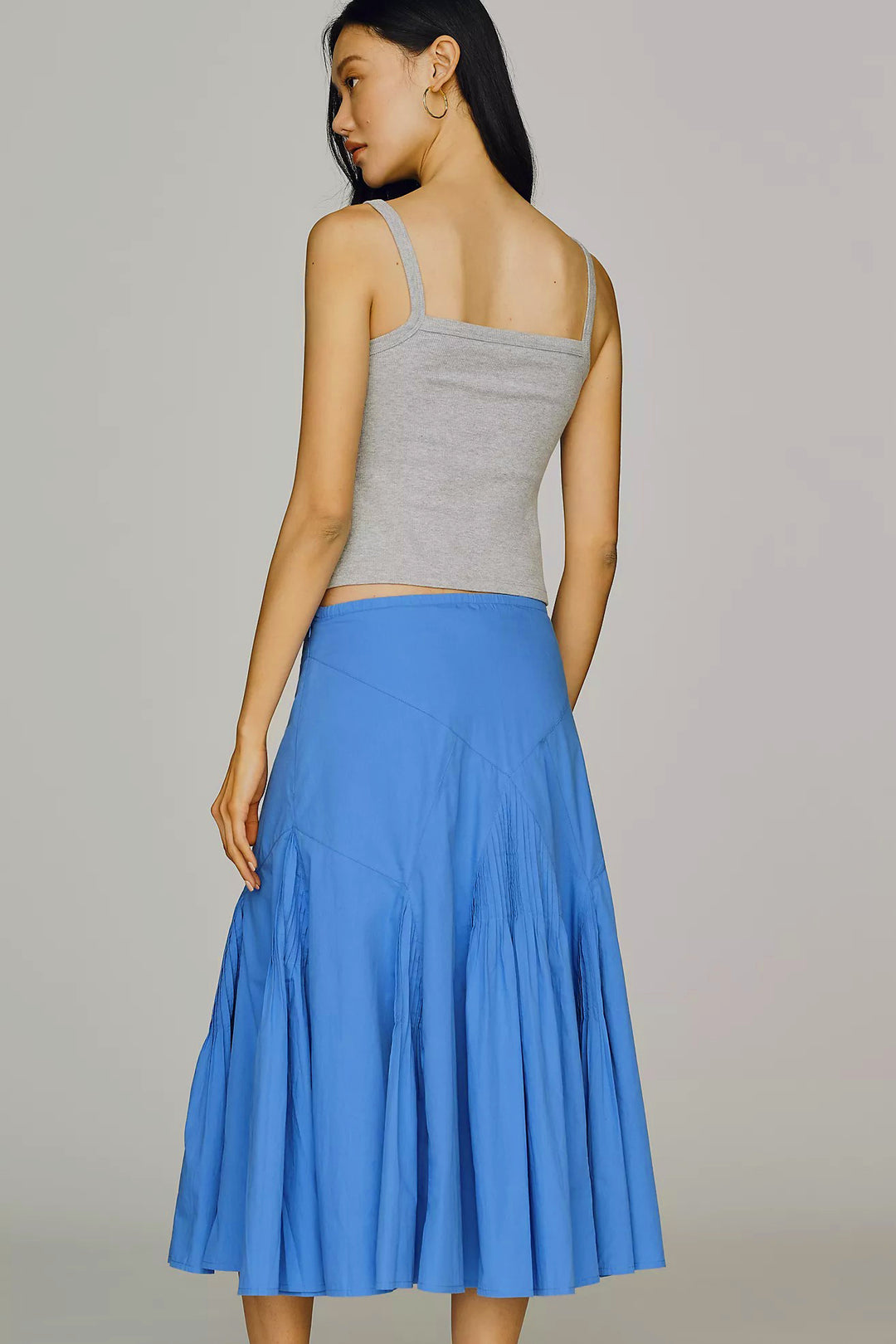 Anthropologie By Maeve Pintuck Midi Skirt