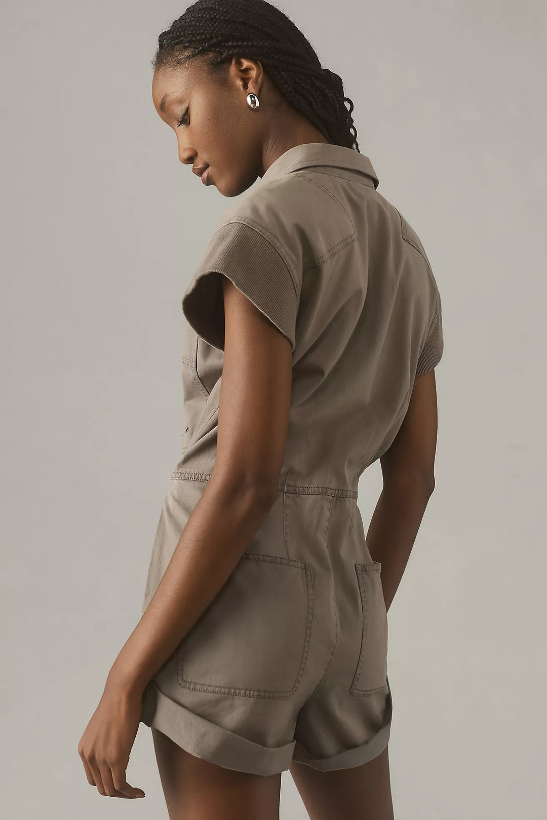 Anthropologie Pilcro Sleeveless Utility Romper