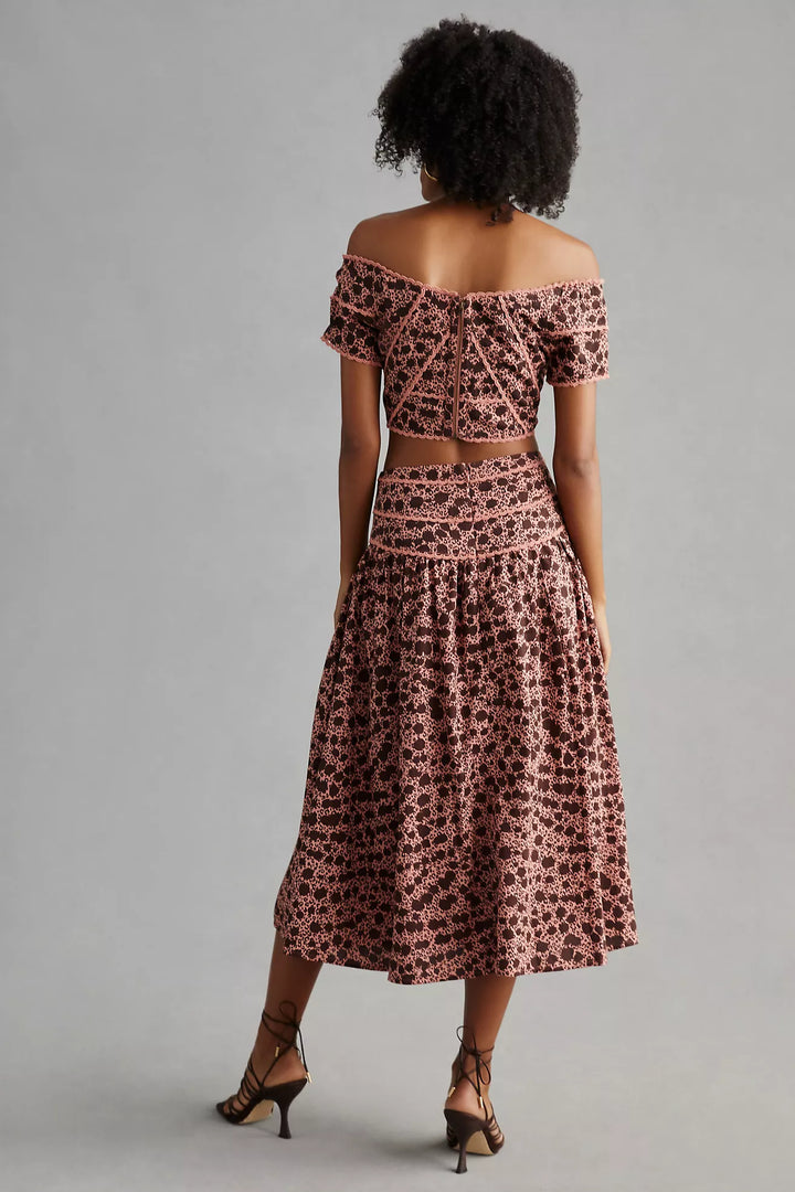 By Anthropologie Midi Skirt