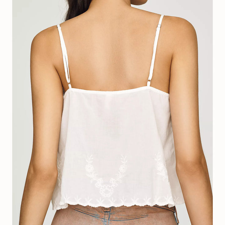 Anthropologie LyreBird Floral Lace Swing Tank Top
