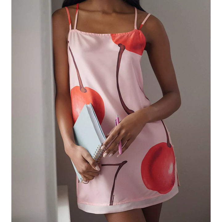 By Anthropologie Silky Mini Shift Dress
