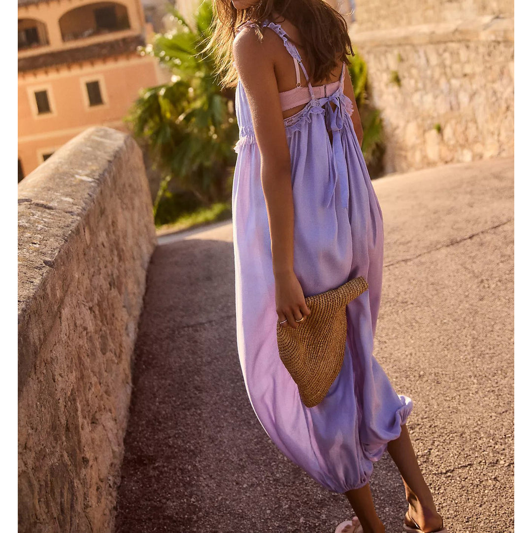 Anthropologie LyreBird Deco Bib Jumpsuit Dress