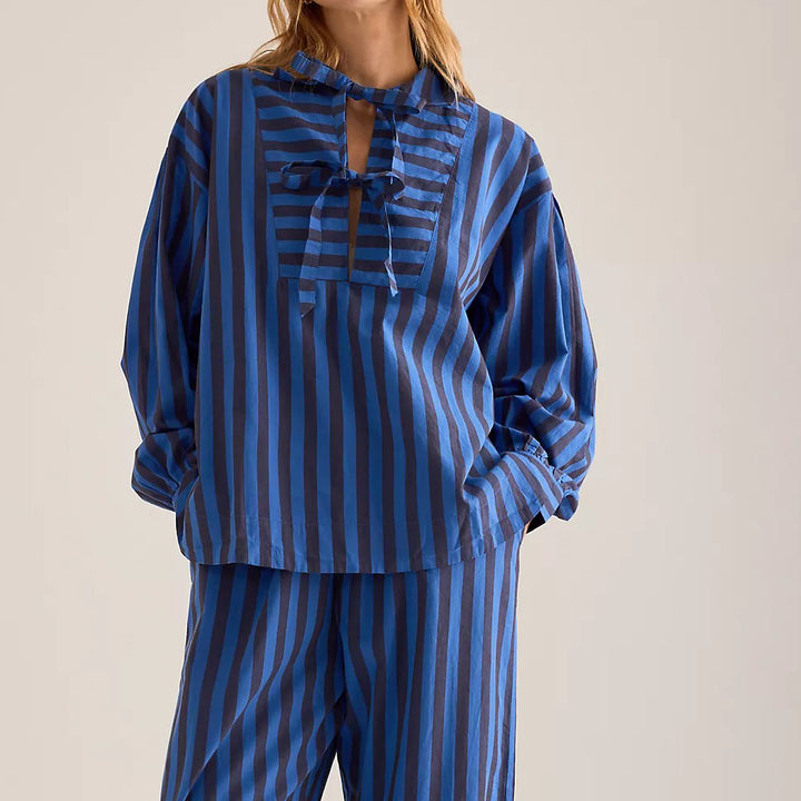 Damson Madder Anthropologie Floki Pyjama Shirt Top