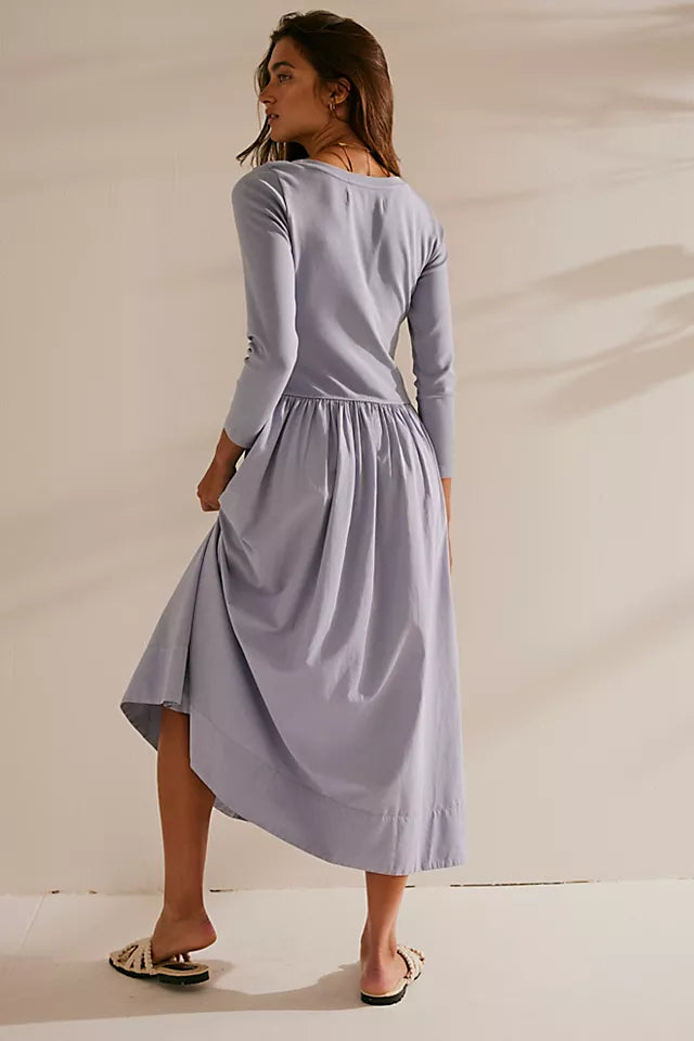 Free People Free-est Fp Beach Aelia Drop-Waist Midi Dress