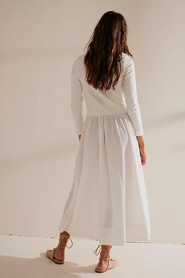 Free People Free-est Fp Beach Aelia Drop-Waist Midi Dress