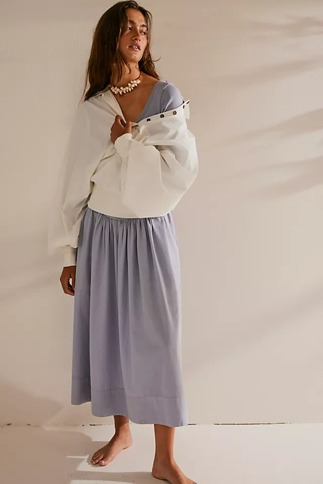 Free People Free-est Fp Beach Aelia Drop-Waist Midi Dress