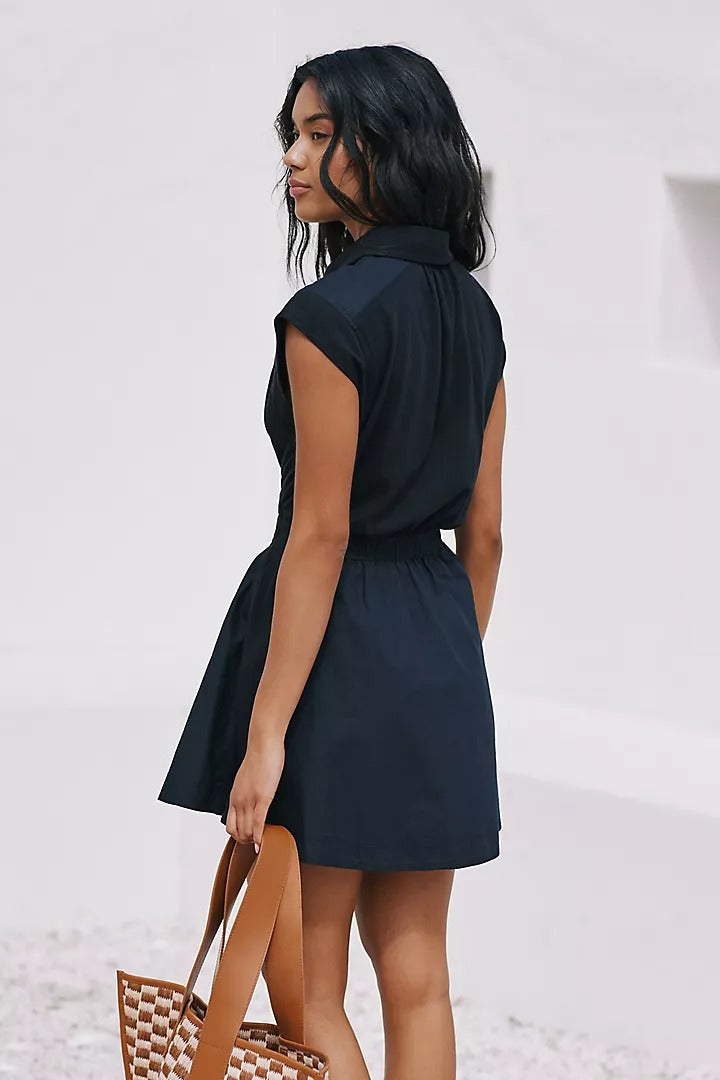 short sleeve cutout dress Cutout Front Mini Dress