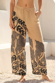 Anthropologie Grace Gillespie Linen Wide-Leg Pants