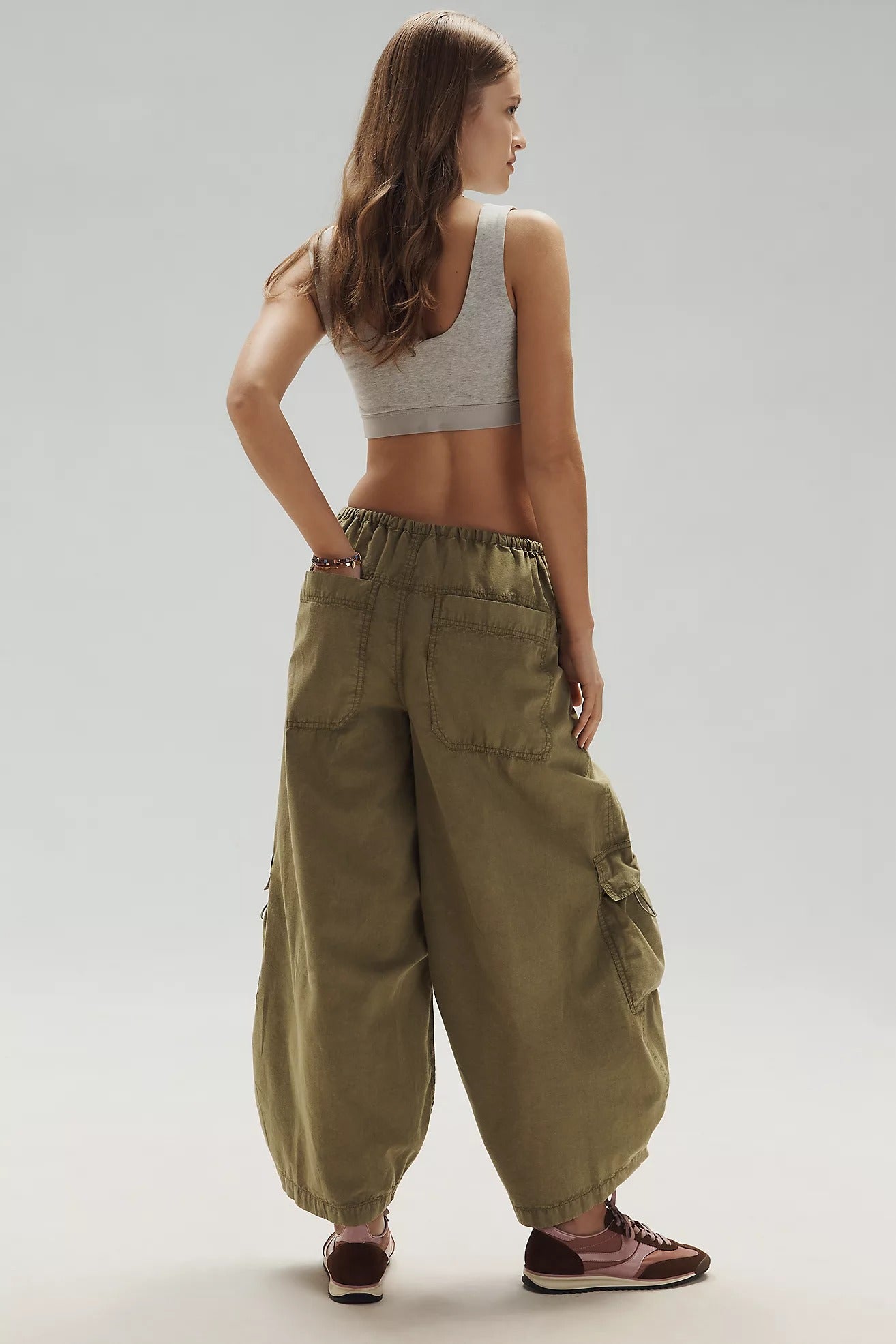 Daily Practice By Anthropologie Biennial Wide-Leg Cropped Cargo