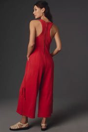 Daily Practice by Anthropologie Seamed Wide-Leg Jumpsuit