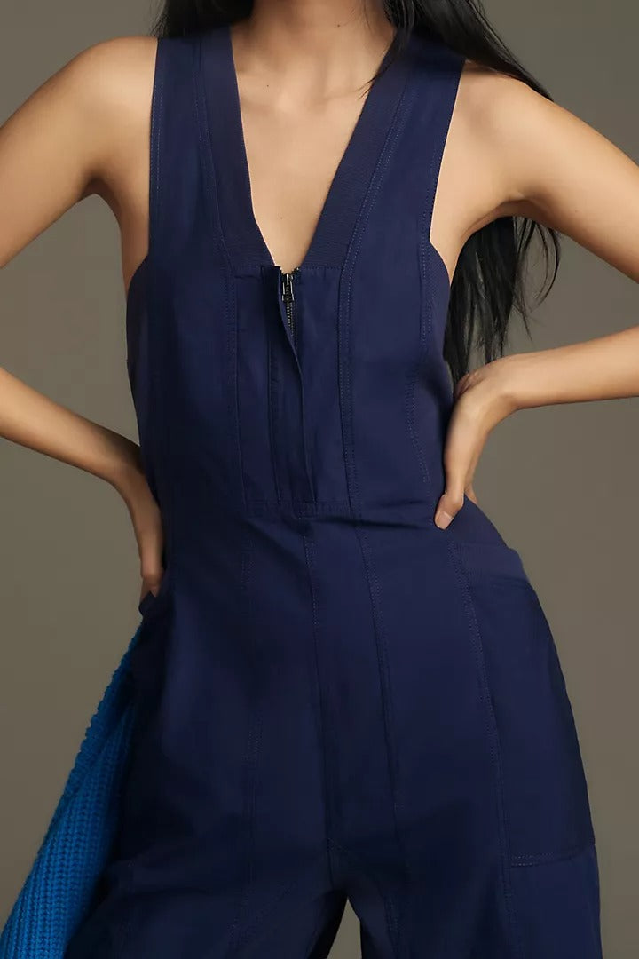 Daily Practice by Anthropologie Zip-Front Jumpsuit