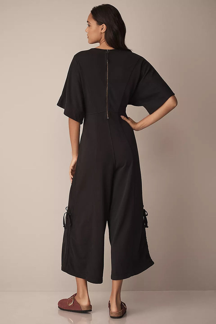 Daily Practice by Anthropologie Horizon Wide-Leg Jumpsuit