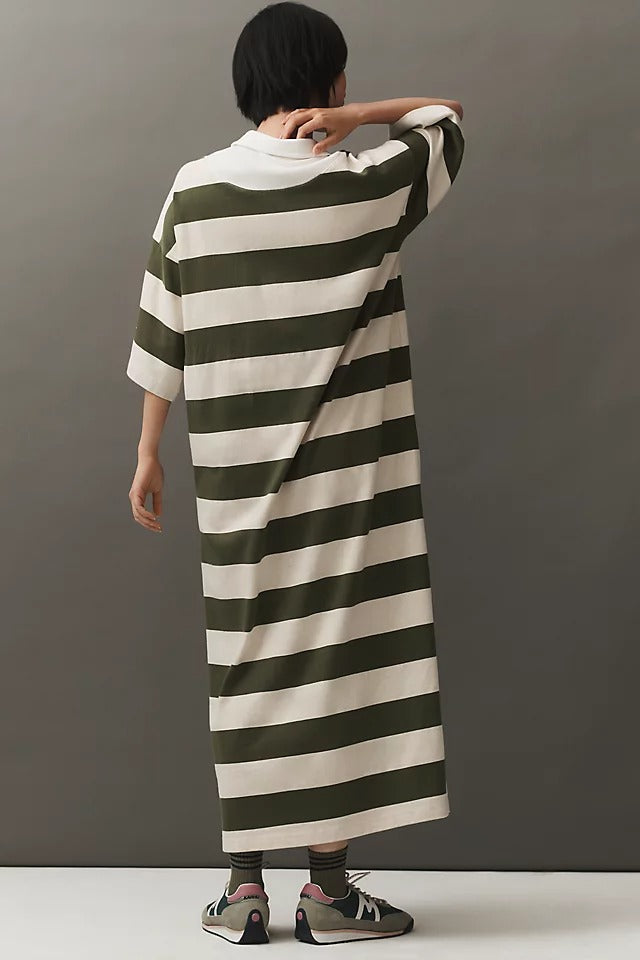 Daily Practice by Anthropologie Rugby Oversized Maxi Dress